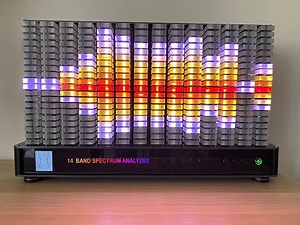 14 Band Spectrum Analyzer with VU-Meter
