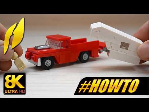 How to Build a Vintage American Camper Pickup Truck (MOC) #lego #buildingblocks #toys #automobile