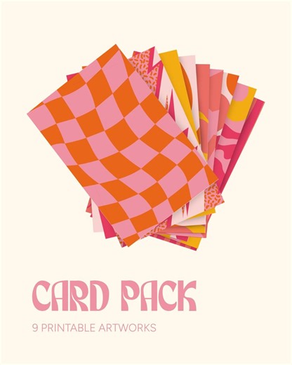 Digital Greeting Cards | 9 Printable Artworks | Instant Download | Wall Art, Backgrounds & Postcards | Printable Home Decor - Etsy Nederland