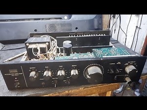 Sansui AU -317 Integrated amplifier. Vintage amplifier 1970's Pandan Electronic repair collection
