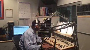 The "Jazz Cat", LeRoy Downs having some fun in the studio today! #KJazz #JazzDJ | KJAZZ 88.1 FM