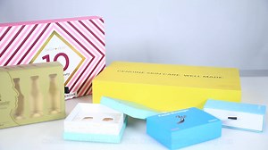 Custom Black With Lid and Foam Insert Luxury Skincare Magnetic Gift Box for Cosmetic Packaging