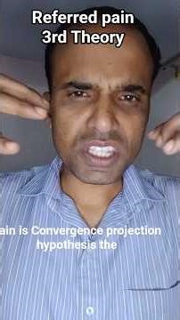 Referred pain Convergence Projection theory #anatomy #physiology
