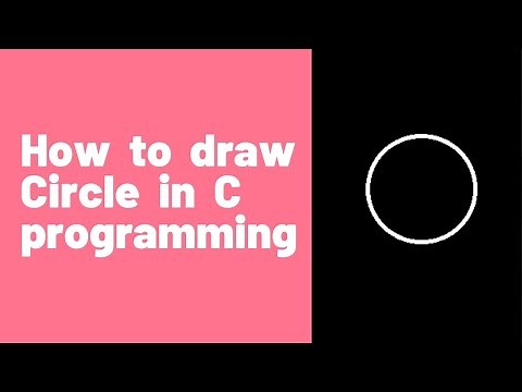 C-graphics2: How to draw circle using C programming