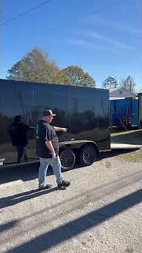 7x14 Enclosed Cargo Trailers with Blackout Package