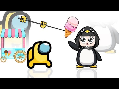 Mini Crewmate VS Gugugaga Penguin Character | Among Us