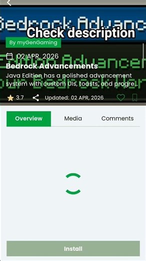 Java advancement pack of bedrock edition