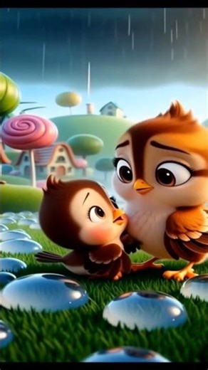 The Brave Little Sparrow | Kids Story | 3D Cartoon Animation