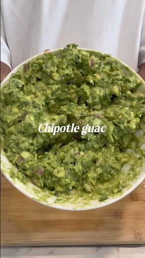 Chipotle’s secret to guac 🥑