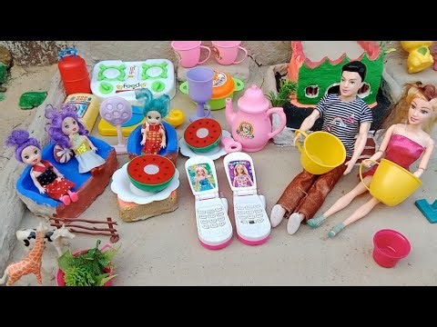 04:45 Minutes Satisfying With Unboxing Video Hello Kitty kitchen set unboxing video Mini kitchen 🎁🍳🥞