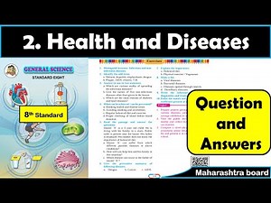 Health and Diseases | Question Answers | Class 8 | Science | Chapter 2 | Maharashtra State Board