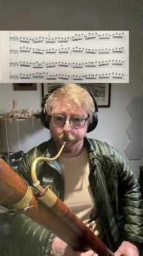 C sharp minor this time - this is not easy! #baroque #bassoon #bach