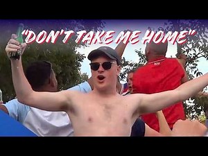 DON'T TAKE ME HOME: England fans sing in Marseille