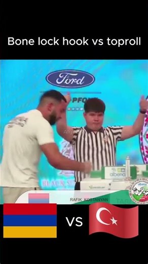 Bone Lock vs Toproll #armwrestling