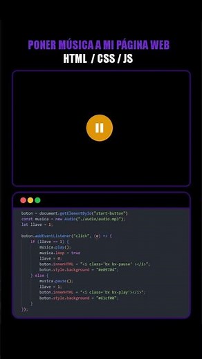 Add Music to Your Website Using HTML / CSS / JavaScript 🎵💻