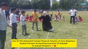 32K views · 561 reactions | One Of The Dedicated Female Physical Teacher Of Zone Bijbehara || Nuzhat Parveen Giving Demonstration Of Kabaddi To School Student's 欄 ❤️ #Kabaddi #School #students #physicalteacher #kashmir #prokabaddi #youthserviceandsports | Kinza Hareem Twin Sister's | Facebook