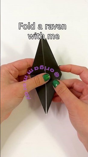 Raven origami | tutorial
