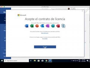 Instalar Office Aplicaciones de Escritorio