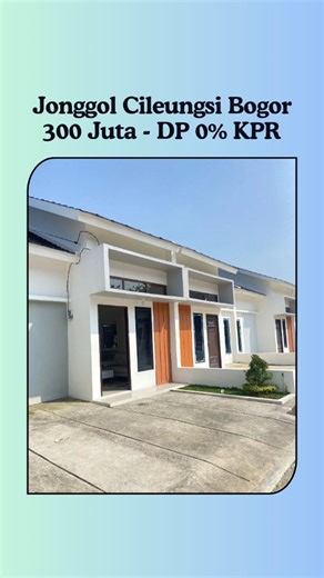 Berlian Sejahtera RAY Property on Instagram: "Rumah bukan soal gengsi. Tapi soal keputusan. Cicilan mulai 1,6 juta DP 0 persen Free semua biaya sampai akad Lokasi strategis Jonggol Cileungsi Dekat fasilitas kesehatan Akses ke Cikarang cepat Bonus AC atau motor Potongan angsuran 750 ribu selama 12 bulan Kalau masih ngontrak, hitung sendiri ruginya. Comment “MAU” biar aku kirim pricelist Atau DM “RUMAH 1,6” sekarang Serius buyer aku prioritaskan Unit terbatas dan bisa habis sewaktu waktu #rumahbog