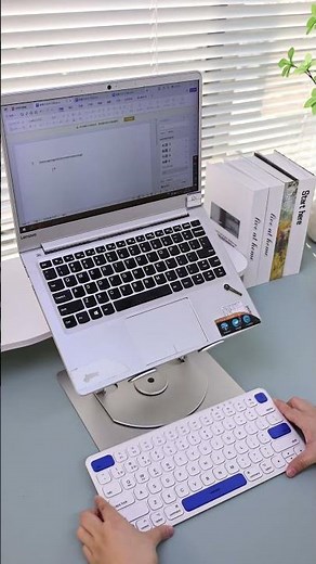 VOKAMO 360° Rotating Laptop Stand | Ergonomic, Adjustable & Durable