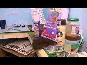 N scale vlog 58. Bomen bouw en stand van zaken. Making realistic trees.