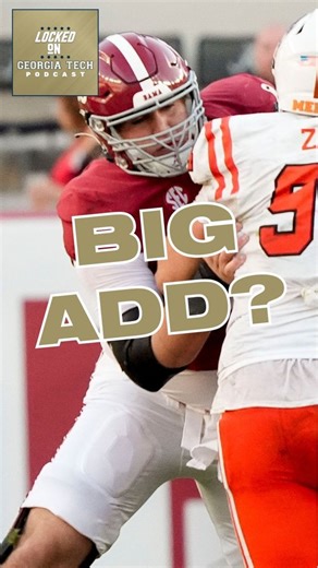 IMPORTANT: Georgia Tech's BIGGEST addition to its offensive line #georgiatechfootball