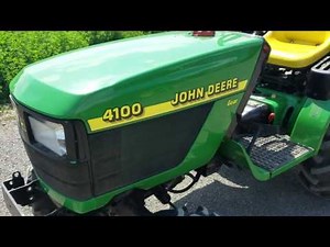 2000 John Deere 4100 Tractor 4x5 Ag Farm Lawn & Garden For Sale 1st Person Video!