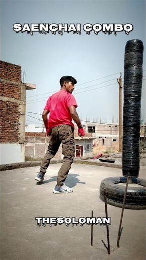 Learn Saenchai’s Trick Combo 🥊🔥 (Muay Thai Setup) #tutorial #muaythai #martialarts #shortsvideo