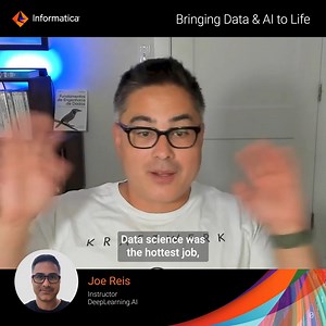 🤔Want to know what REALLY makes data projects succeed? ✋First step - stop treating data scientists like they’re magicians! In the latest episode of Bringing Data and AI To Life, host and Worldwide VP and Field CTO at Informatica LLC, Nick Dobbins welcomes bestselling author of "Fundamentals of Data Engineering", Joe Reis for a REAL look at the data ecosystem of today. Together, they discuss: → Why the "boring stuff" is actually your secret weapon → How philosophy and arts are becoming crucial i