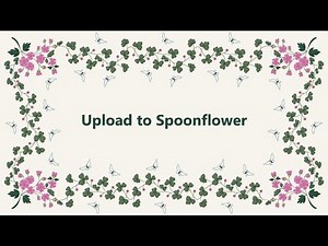How to Make a Border Print - Upload to Spoonflower