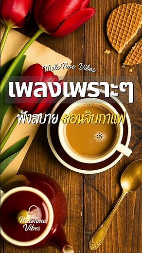 รวมเพลงสากลเพราะๆ ฟังสบาย ตอนพักจิบกาแฟ เพลงสากลซึ้งๆ เพลงชิลล์ | Tulips & Coffee | MeloTime Vibes