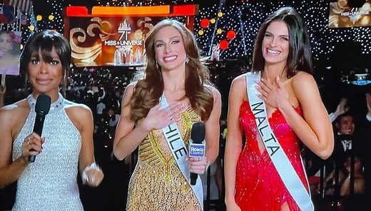 Maxine Formosa Gruppetta wins Miss Congeniality title during Miss Universe contest