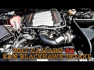2017 6th gen Camaro SS Cold Air Intake K&N Blackhawk install & review