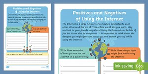 Positives and Negatives of Using the Internet