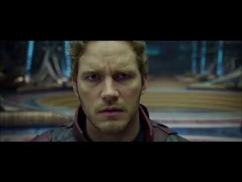 Guardians of the Galaxy 2: Star Lord fights his father Ego.