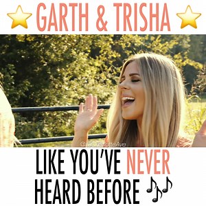 We mashed up 2 country LEGENDS for your #LaborDay 🌟 Garth Brooks & Trisha Yearwood Stream it now: https://ca.sng.to/aint-going-down-til-the-sun-comes-up-shes-in-love-with-the-boy | Charlotte Ave