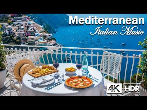 Chill Mediterranean Music Vibes 🌊🎶 3+ Hour of Relaxing Italian Music & Dreamy Seaside Views 🏡🎶