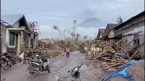 84K views · 1K reactions | WATCH: Houses and vehicles lie buried in ash after the eruption of Indonesia’s Semeru volcano. Read more: https://cna.asia/3okmMoM (Video: APTN) | CNA | Facebook