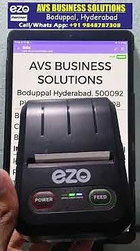 EZO Super Fast & Super Easy Billing Machine for All Retail Businesses #ezobillingmachine #ezo
