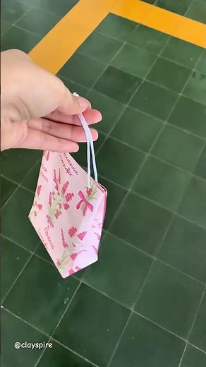 Easy Paper Bag Tutorial ✂️🛍️ | DIY Cute Gift Bag at Home #shorts