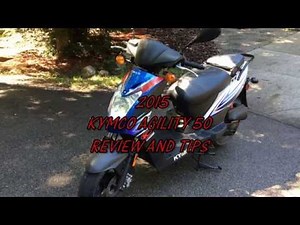 Kymco 2015 Agility 50 review and tips