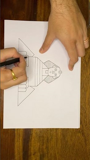 How to draw mummy | Free tutorials @likeokplease #shorts