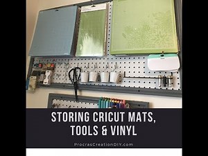 Storing Your Cricut Supplies: Mats, Blades, and Basic Tools