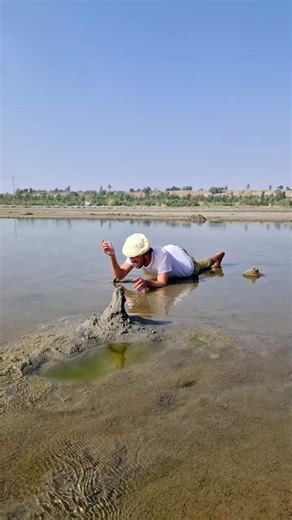 Creating Mud Sculptures in Nature's Embrace
