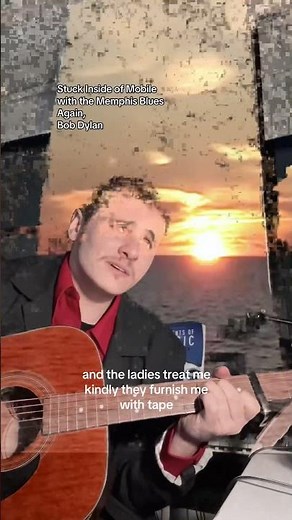 Stuck Inside of Mobile W/T Memphis Blues Again, Bob Dylan / Sunset Lake Michigan, kipnis #bobdylan