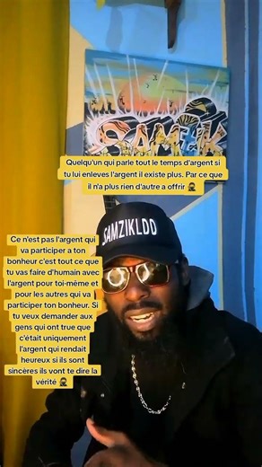 Quelqu'un qui parle tout le temps d'argent si tu lui enleves l'argent il existe plus.