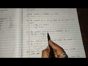 algebraic expressions 12.1 maths class 7th