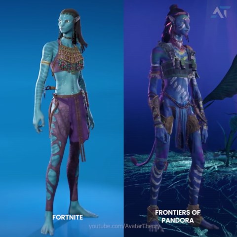Animation comparison | Frontiers of Pandora vs Fortnite