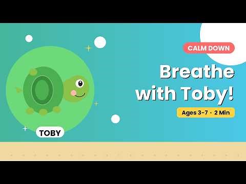 Breathing Exercise for Kids: Calm Down with Toby the Turtle! (Ages 3-7)