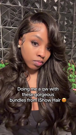 Beautiful Quick Weave with IShow Hair Bundles